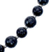 Native American Sterling Silver Onyx and Agate Bead Necklace JX127007